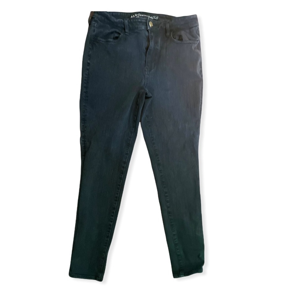AE Size 14 Black high rise jegging jeans